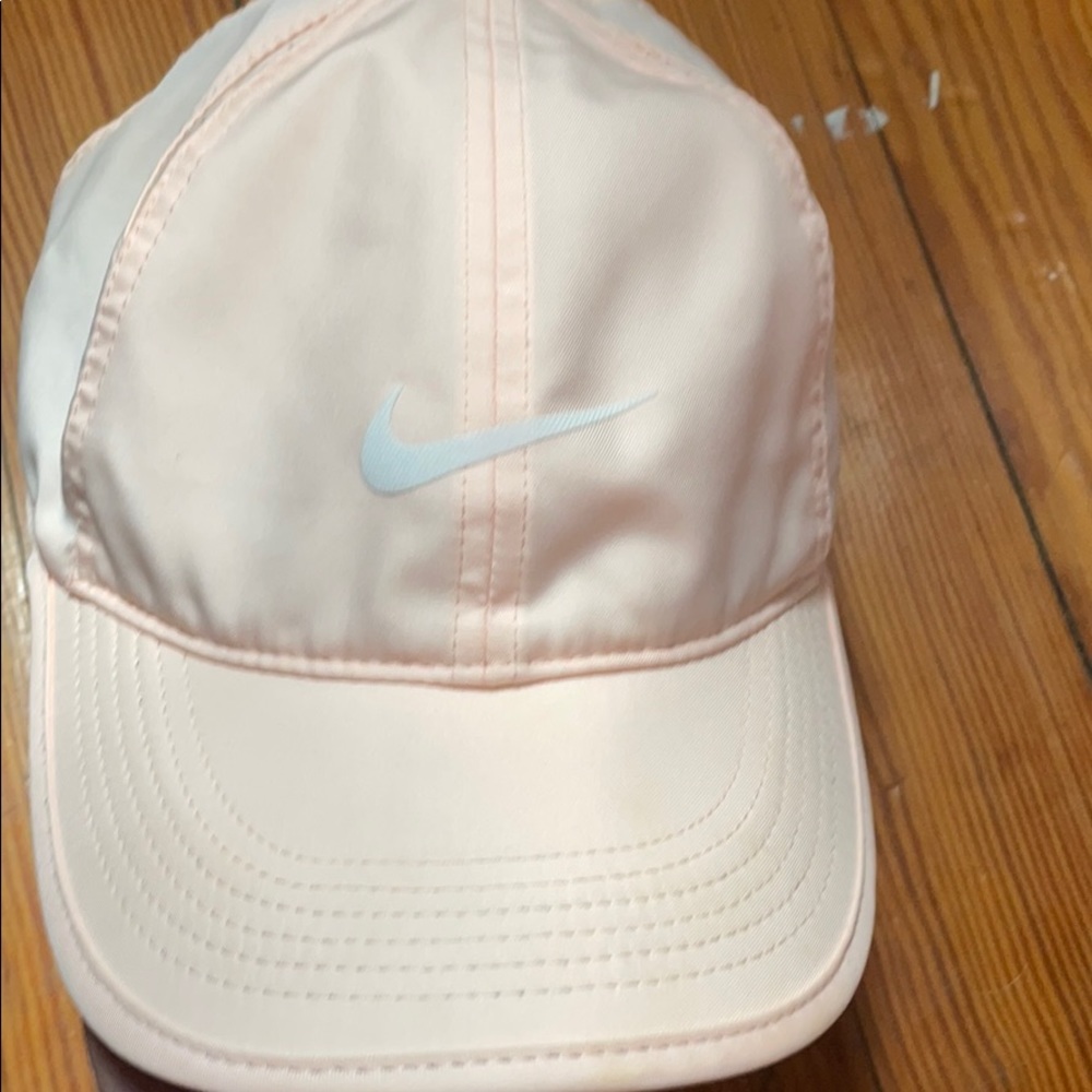 Light pink Nike dri fit hat